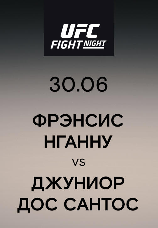 Постер к сериалу Фрэнсис Нганну vs Джуниор Дос Сантос 2019